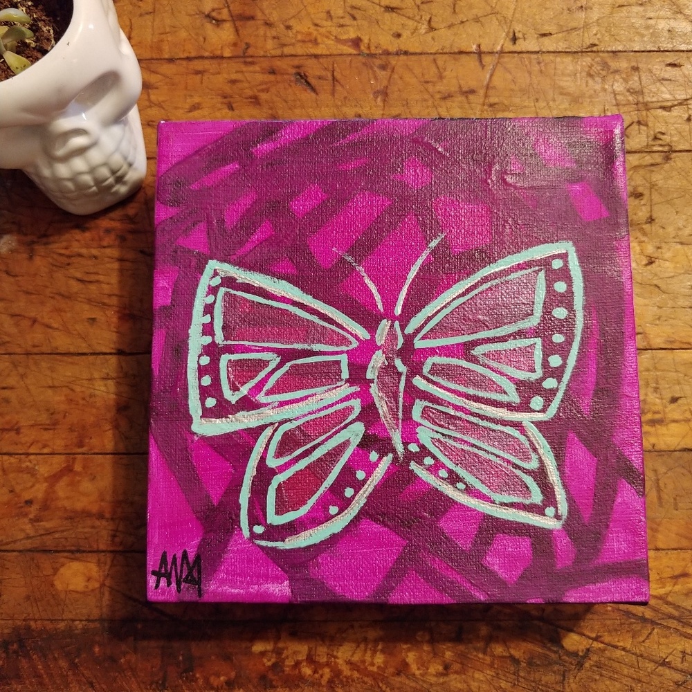 Butterfly Painting by SassyAndi